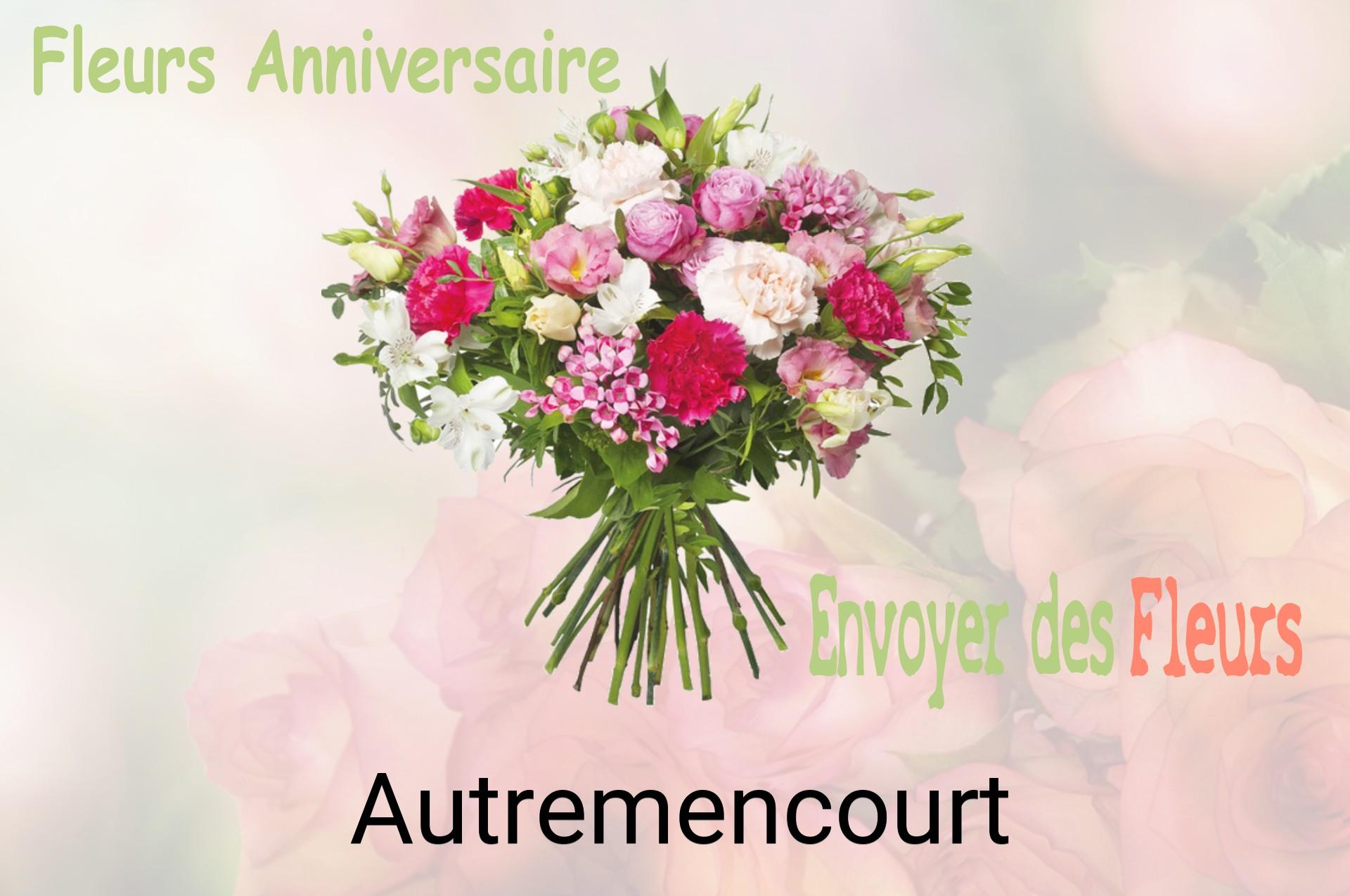 Bouquet de fleurs d’anniversaire livré à Autremencourt